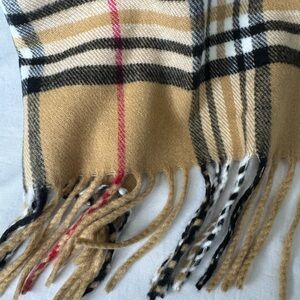 Plaid Designer Inspired Scarf